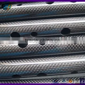 Carbon Fiber Tube Shape and Carbon Fiber Product Type Factory OEM 3K Carbon Fiber Tube thumbnail-2