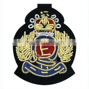 Wholesale Metallic Thread Embroidery for Military Uniform Emblems thumbnail-1