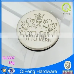 be Spoke Zinc Alloy Logo Plate for Bag thumbnail-1