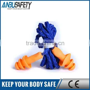 CE Standard Silicone String Earplugs for Hearing Protection thumbnail-1