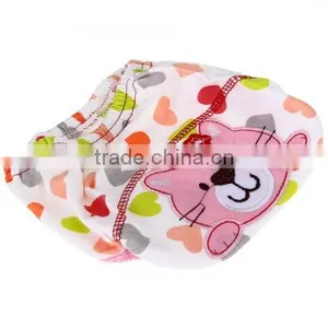 L'alysse Cotton Reusable Baby Infant Diaper Pant Waterproof Cover Training Cat Print thumbnail-3