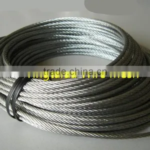 Hot Sale Flexible Galvanized Stainless Steel Wire Rope 6mm thumbnail-1