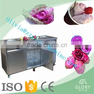 Flat Pan GL-F800N Roll Ice Cream Machine /fried Ice Cream Machine thumbnail-1