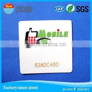 Square Shape 24*76mm Paper Ntag213 Nfc Label thumbnail-4