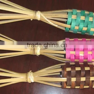 FD-307 Colored Handmade Bamboo Torch / Garden Bamboo Torch/ Bamboo Tiki Torch thumbnail-4