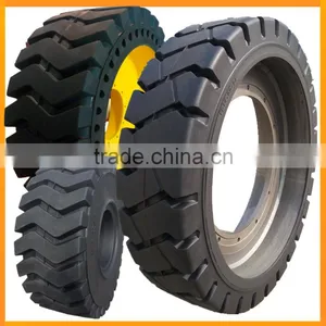 China 1400-24 14.00-24 Road Grader Solid Tires for Xcmg Liugong Case Motor Grader thumbnail-1