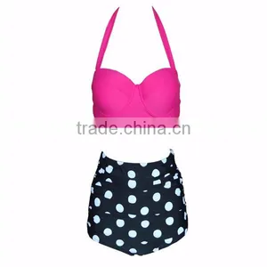 Hot Selling Sexi Summer Women High Waist Swim Wear thumbnail-5