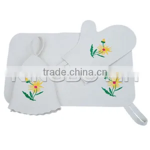 Sauna Cap+Sauna Glove+Sauna Cushion thumbnail-1
