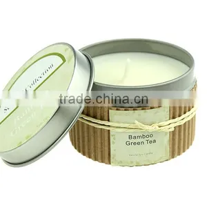 100% Natural Soy Wax Candle in Metal Jar , Scented Candle in Cooper Metal Jar,natural Essence Candle thumbnail-6