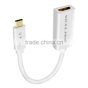VOXLINK 1080p Gold Plated USB 3.1 Type C Male to HDMI Female Adapter Cable for Macbook thumbnail-1