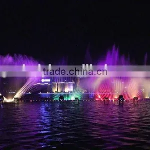 Fountain With Colorful Light thumbnail-3