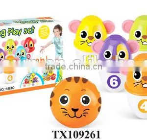 2 in 1 Children Outdoor Play Set Baby Bowling Set Toy thumbnail-1