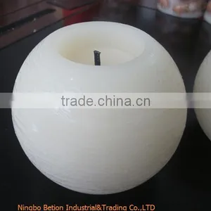 Round Ball Shaped Flamleless Candles Yellower Flicking Wax Candle thumbnail-1