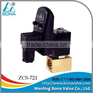 BONA Air Compressor Auto Dump Brass Solenoid Valve thumbnail-1