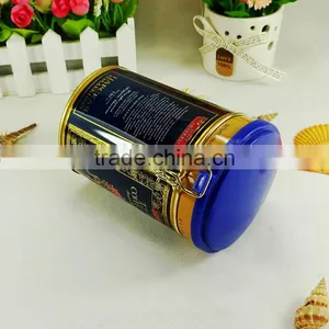 Factory Custom Round Shape Plastic Lid Tin Canister thumbnail-5