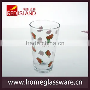 16oz Tumbler Print Watermelon Glass Cup for Juce thumbnail-1