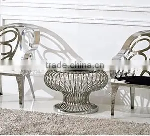 FC28 Living Room Furniture Stainless Steel Leisure Chair Modern Leisure Chair thumbnail-3