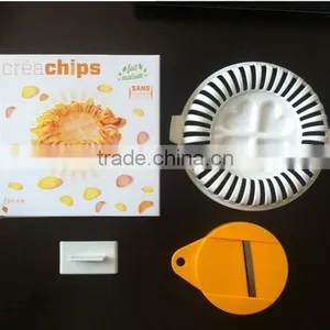 CY124 Homemade DIY Microwave Oven Baked Potato Chips Maker Device Plate Kitchen Tool thumbnail-2