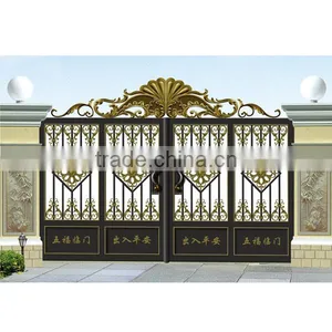 Home&Garden Main Gate Designs Modern Aluminum Garden Gate thumbnail-3