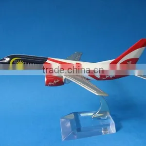 Metal B737-300 Air Asia Airplane Model thumbnail-1