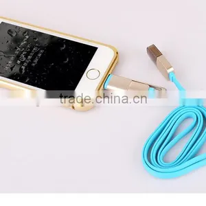 2 in 1Universal Android&iOS Light to USB Charging Cord Tangle-free Charger for IPhone 6s 6sPlus 6 6Plus 5 5s IPad IPod thumbnail-1