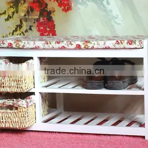 Wooden Chair Shoe Racks for Home thumbnail-2