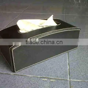 Black Finished Antique Party Wedding Tissue Box thumbnail-1