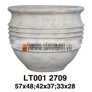 Vietnam Round High Quality White Painted Glazed For Home And Garden thumbnail-1