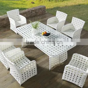Outdoor PE Rattan Dining Set With Armchair 2013 thumbnail-1