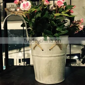 Balcony Decoration Detachable Hook Metal Hanging Flower Pot thumbnail-1