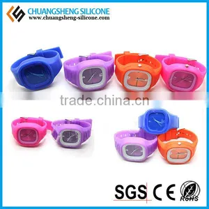 Candy Color Smart Kids Lovely Jelly Watch, Electronic Wristwatch, Silicone thumbnail-3