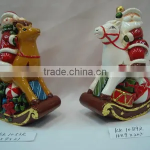 Ceramic Christmas Trees,christmas Plate,xmas Reindeer,christmas Ornament thumbnail-1