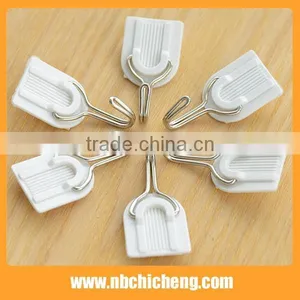 Self Adhesive Plastic Hooks/Plastic Wall Hook/Bathroom Hooks thumbnail-1