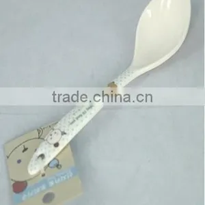 Meneed Bear Print Melamine Plastic Salad Spoon for Promotion thumbnail-1