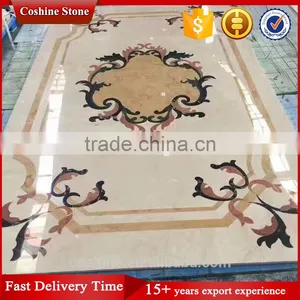 Lobby Flower Waterjet Marble Tiles Design Floor Pattern thumbnail-3