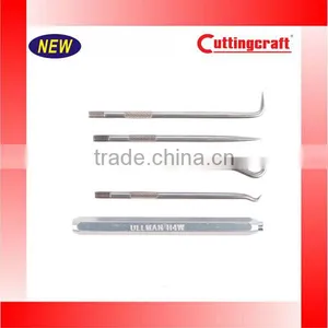 Hand Tools 4 In 1 Mini Hook and Pick Set 5PC 6 1/2" For Repairing Car thumbnail-1
