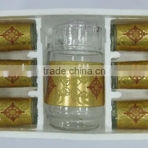 JK003 7pcs Glass Drinking Set With Deco thumbnail-3