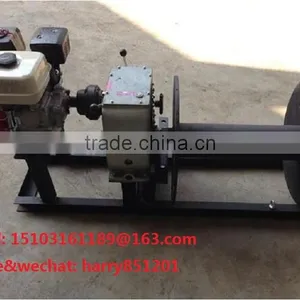 30-50M Wire Rop Cable Winch Made in China/ 3T Gasoline Power Cable Winch thumbnail-2