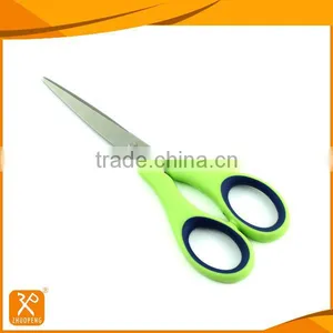 6" FDA Stainless Steel Material Rubber Soft PP+TPR Grip Office Scissors thumbnail-2