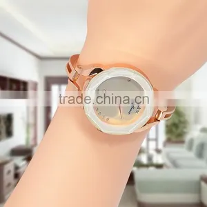 Charming Lady Decoration Wristwatch Vogue Crystal Dial Alloy Strap Women Watch thumbnail-1