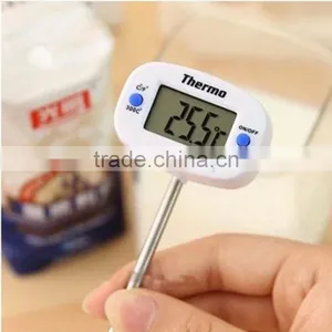 2016 New Arrival Indoor Kitchen Tools Stainless Steel Sensor Digital Food Thermometer for Kitchen Kids thumbnail-2
