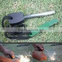 Survival Magnesium Flint Fire Starter Stick w/ Lanyard thumbnail-1