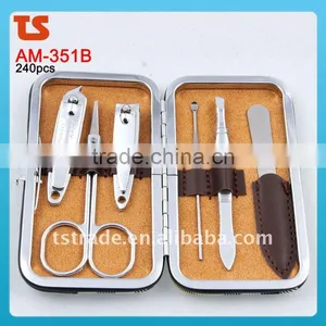 2014 New 7PC Cheap Stainless Nail Manicure Set Tools AM-351B(2) thumbnail-1
