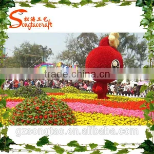 Supplier Aritificial Boxwood Topiary Sculpture Outdoor Decoration Artificial Topiary Ornament thumbnail-3