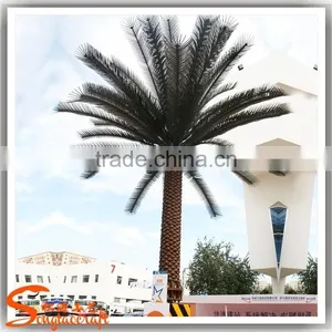 For Outdoor Landscaping Solar Lighted Palm Trees Tall Large Plastic Trees Customize Communication Tree and Plants thumbnail-3