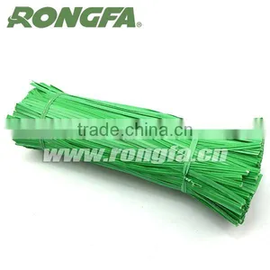 6mm x 15cm Gardening Use Green Paper Twsit Ties for Machine thumbnail-2