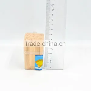 TH-066 Wholesale Square Bottle Wrapped Toothpick in Square Bootle for Christams thumbnail-4
