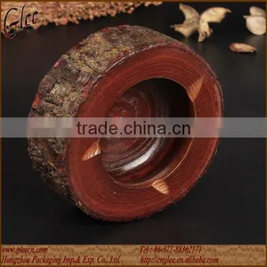 Natural Bark Wood Ashtray thumbnail-3