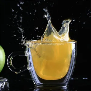 Clear Drinkware Glass Cups 150ML Juice Cups Coffee Cups Miulk Cups Customized Glass Cup thumbnail-3