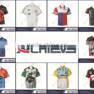 Sports Wear Producing Polyester Racing Crew Shirt Wholesale thumbnail-1